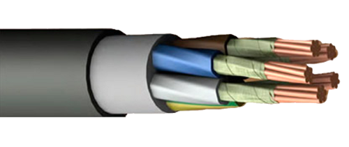 Кабель силовой ВВГнг(А)-LS 5х95-0,66 ГОСТ картинка